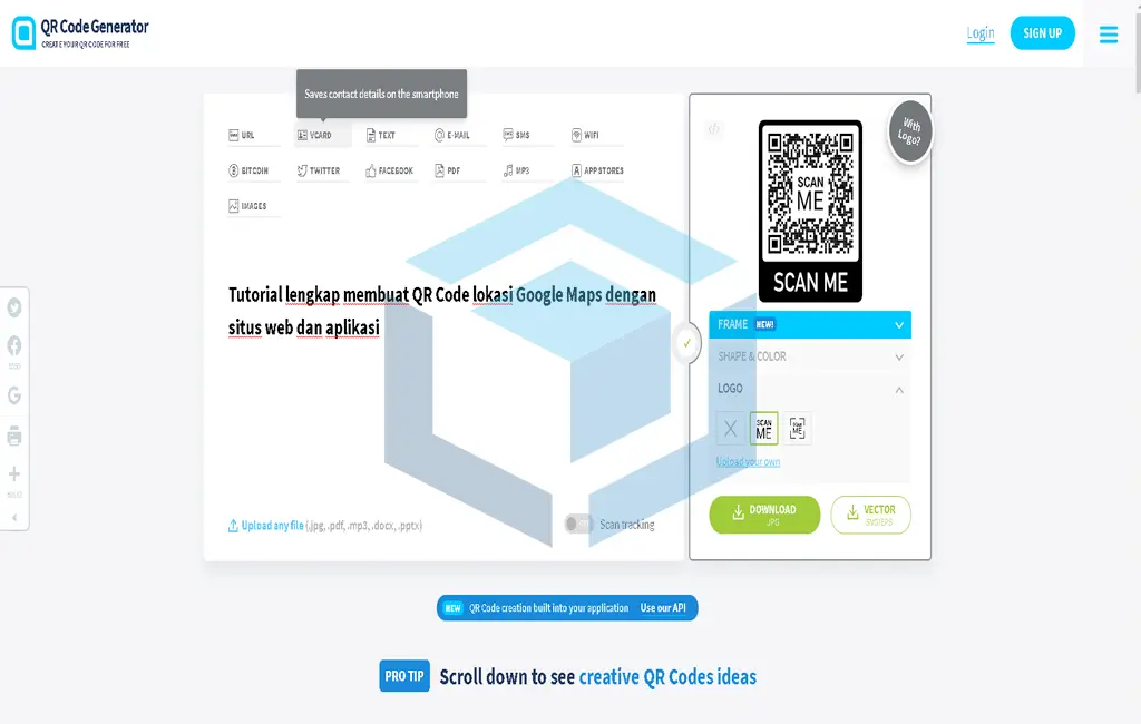 Tutorial-lengkap-membuat-QR-Code-lokasi-Google-Maps-dengan-situs-web-dan-aplikasi