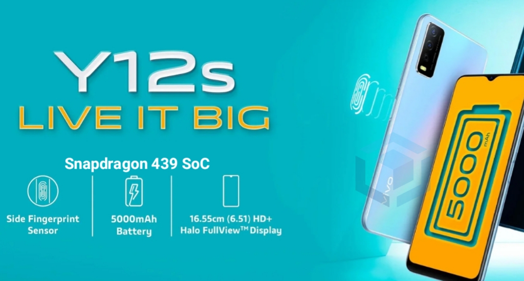 Vivo Y12S 2021 resmi rilis dengan chipset Snapdragon 439
