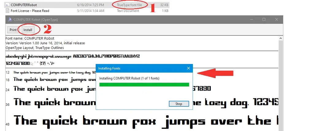 menambah font baru pada komputer