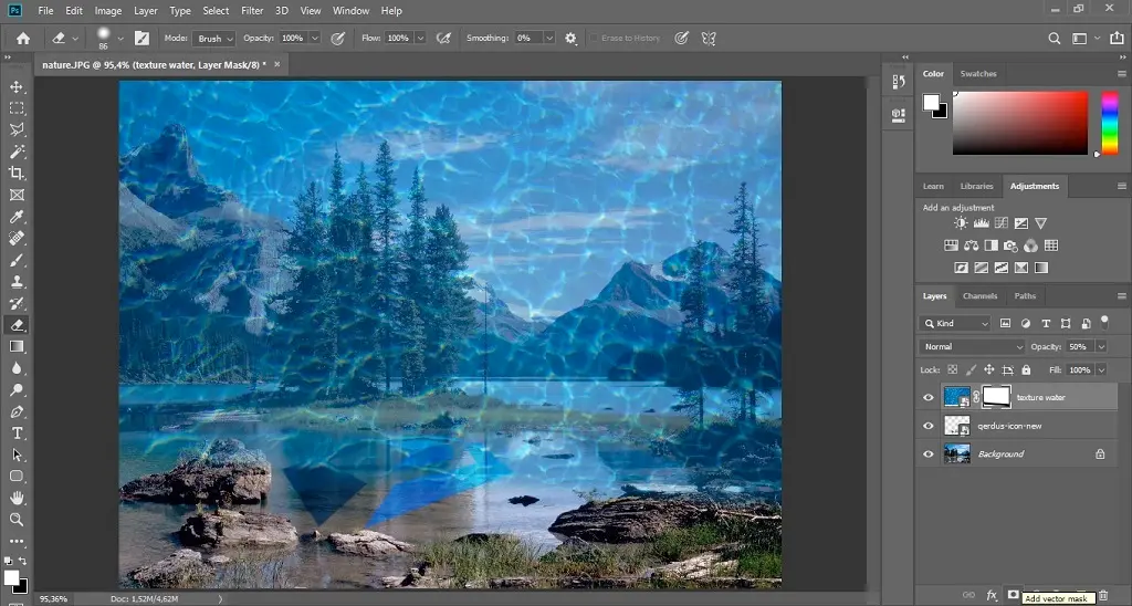 menggabungkan gambar dengan adobe photoshop