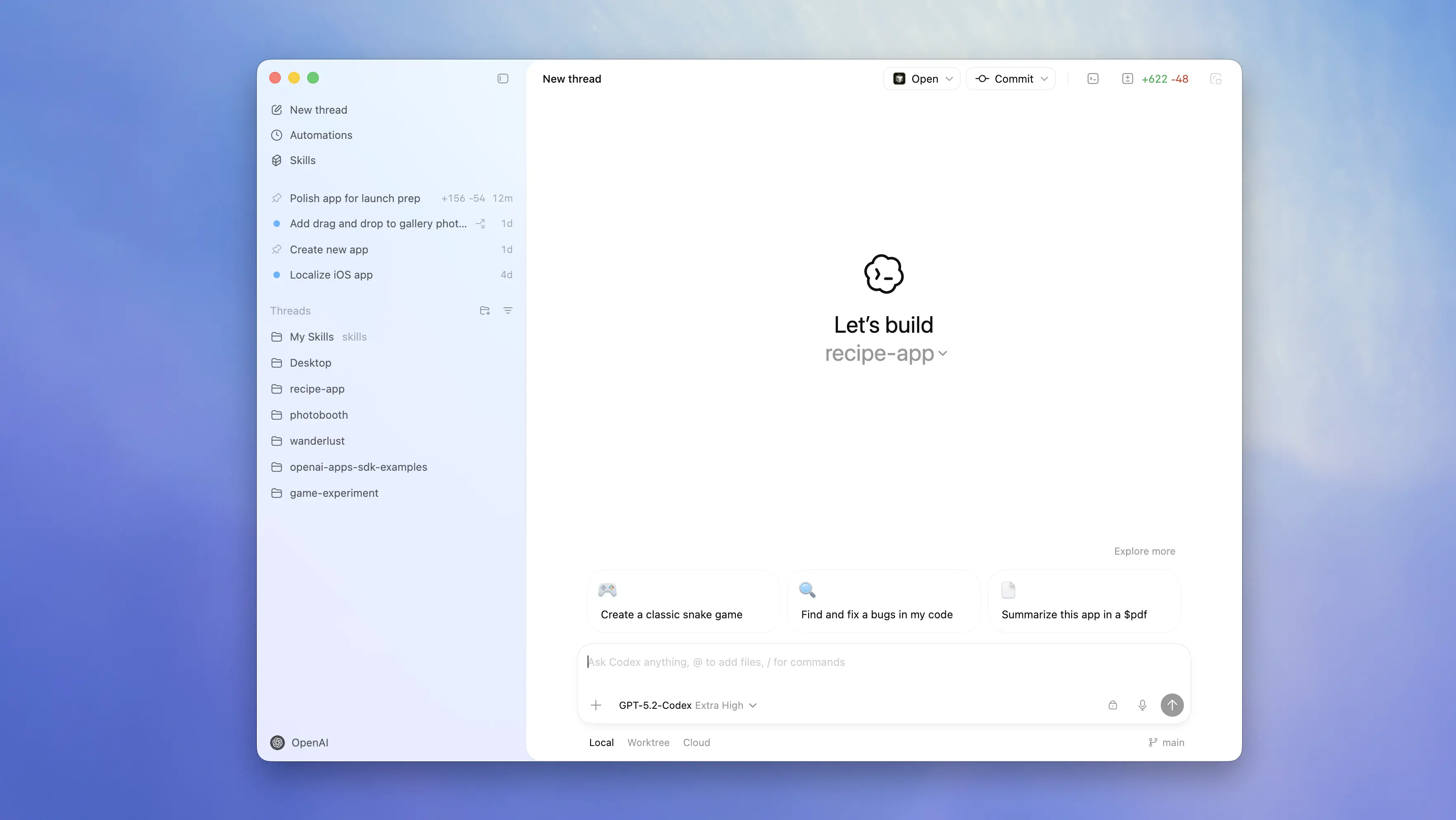 codex ai macos
