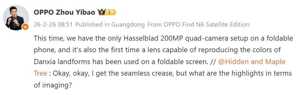 kamera 200mp oppo find n6